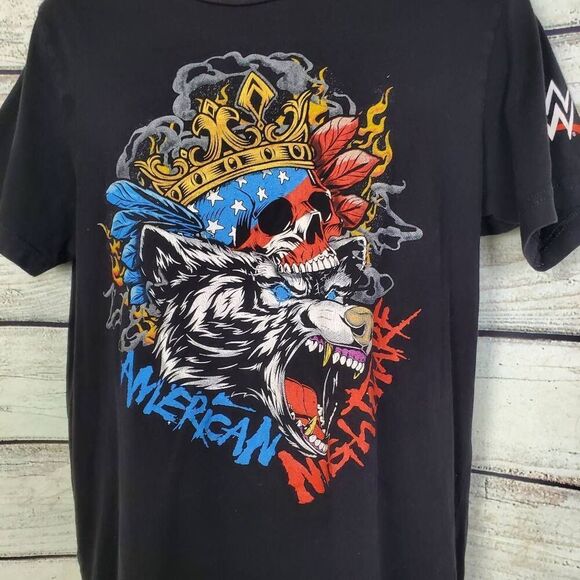 WWE Cody Rhodes American Nightmare T-Shirt Men’s L Black Wrestling Graphic Tee - Picture 2 of 6